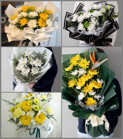 山东青岛平度市东阁街道桃源洞村白事花束代送